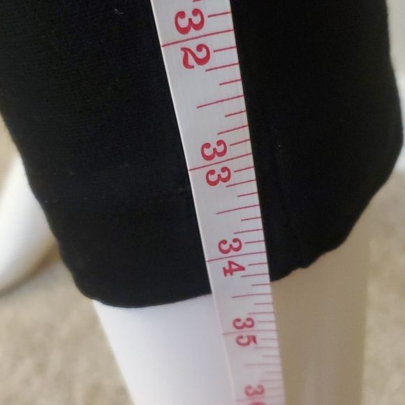 Charlie May open knee leggings, M/L, 15 to 19 inch elastic waist, black - Picture 4 of 7